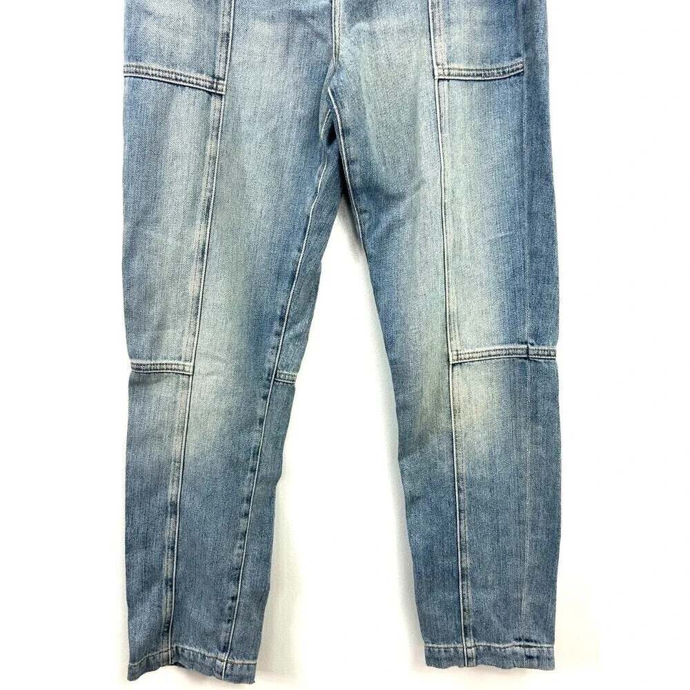 New Jonathan Simkhai‎ Women Size 27 Standard Henley Tie Waist Straight Jean N2